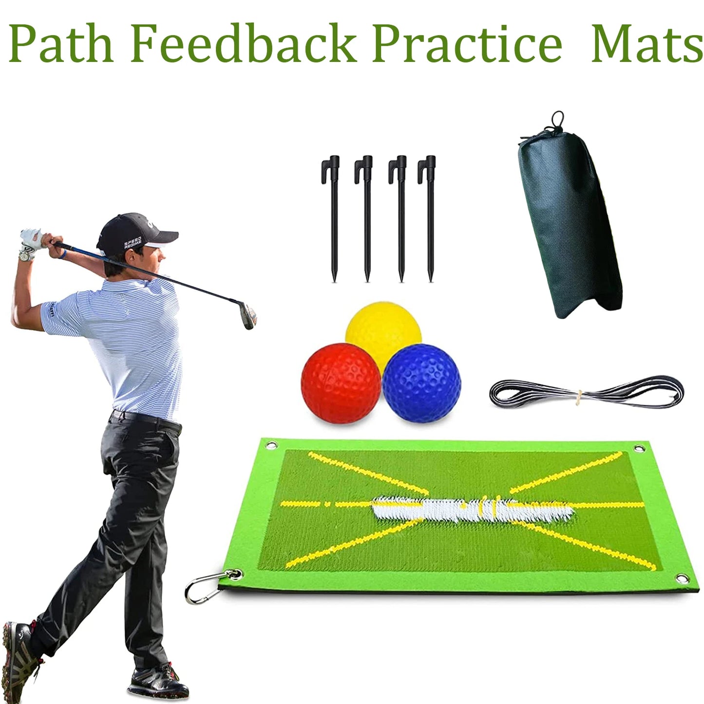 SwingMasterPro™ Golf Swing Training Mat 